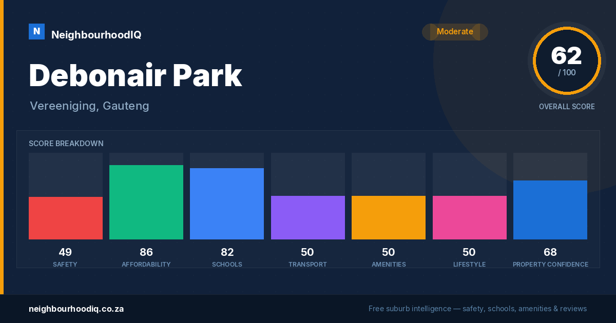 Debonair Park report card