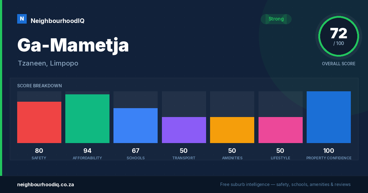 Ga-Mametja report card