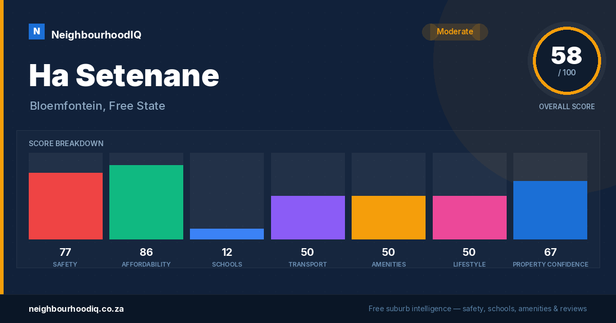 Ha Setenane report card