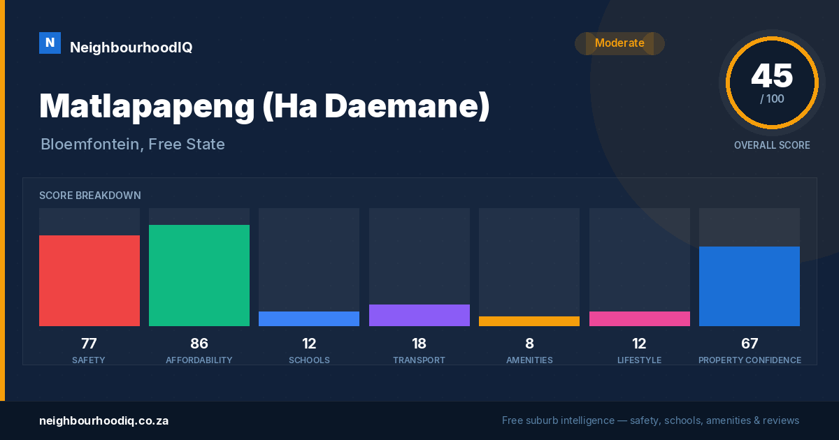Matlapapeng (Ha Daemane) report card