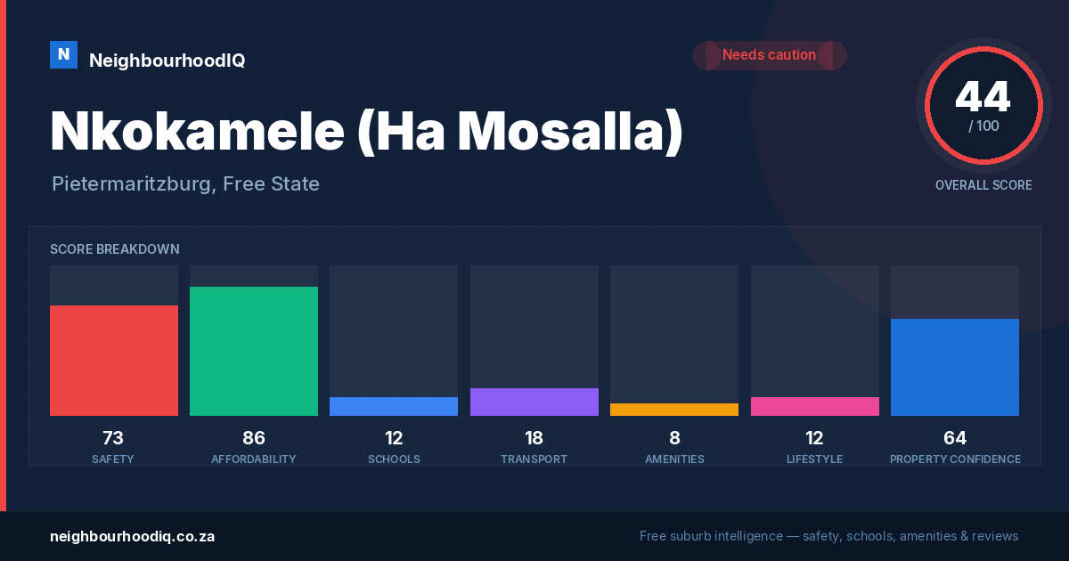 Nkokamele (Ha Mosalla) report card