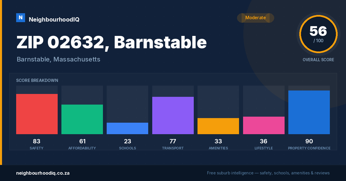 ZIP 02632, Barnstable report card