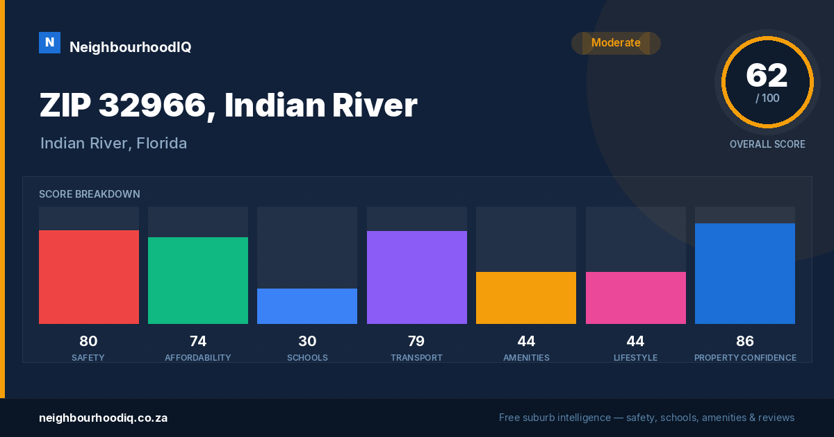 ZIP 32966, Indian River report card