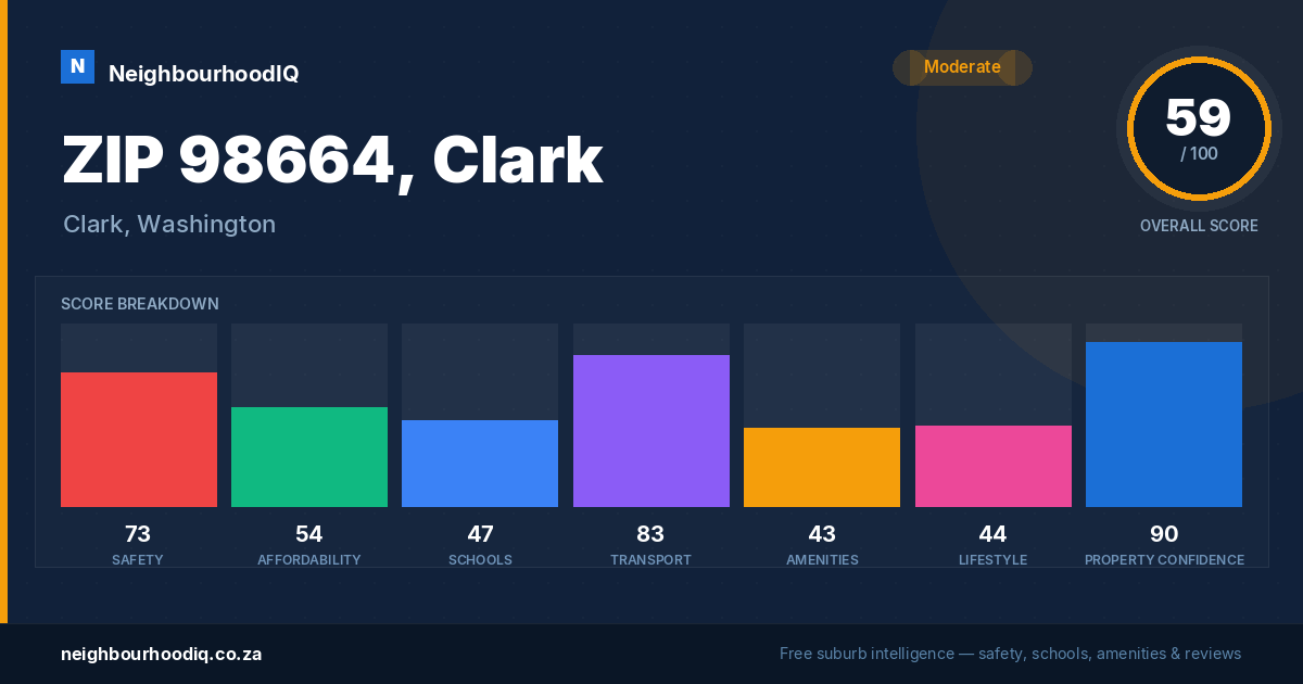 ZIP 98664, Clark report card