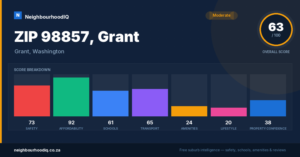 ZIP 98857, Grant report card